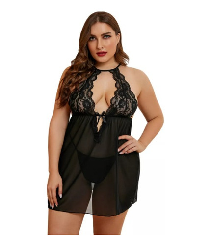 Ropa Interior Mujer Baby Doll Sensual Encaje Sexy Conjunto