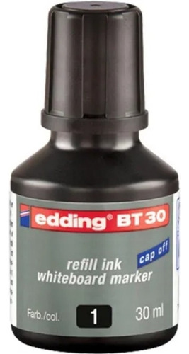 Tinta Para Marcador De Pizarra Bt-30 Edding X 30 Ml Color Negro