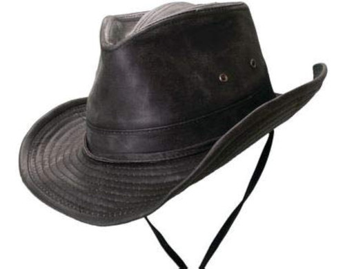 Dorfman Pacific Men's Outback Hat With Chin Cord