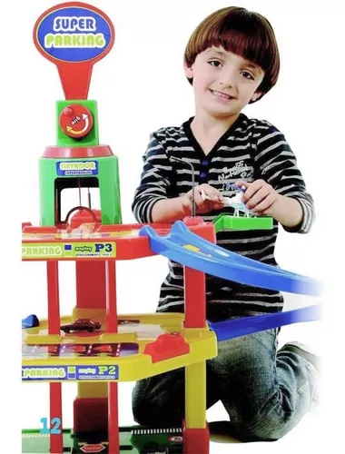 Pista De Carrinhos Brinquedo Corrida Infantil Rampa Pista Baby