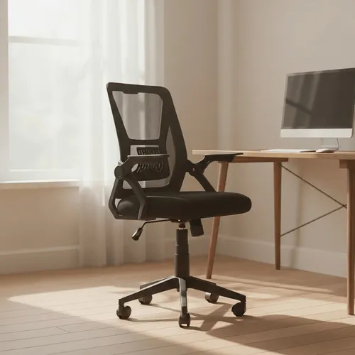 Cadeira De Escritório Diretor Malcom Preta Healer