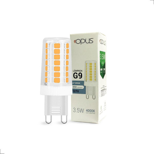 Lâmpada G9 Led Halopin Bipino 3,5w 4000k 127v Opus