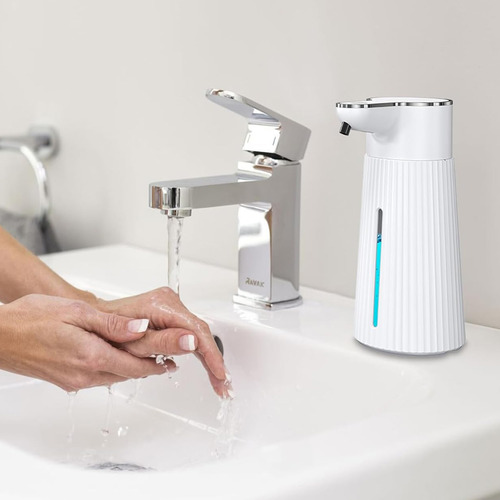 Dispensador De Jabon Automático,despachador De Jabon Liquido Con Cable Usb,sensor Ir Inteligente 2 Modos,impermeable Y Ajustable,jaboneras Para Baño Liquido De 400ml Sin Contacto,para Baño,cocina