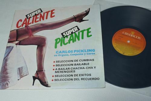 Jch- Carlos Pickling Super Caliente Cumbia Guaracha Lp