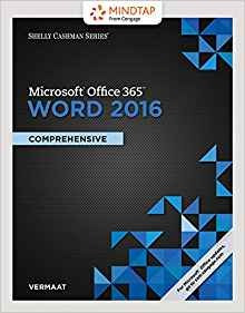 Bundle Shelly Cashman Series Microsoft Office 365  Y  Word 2