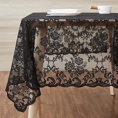 Mantel Encaje Transparente Para Decoración Rústica Vintage N