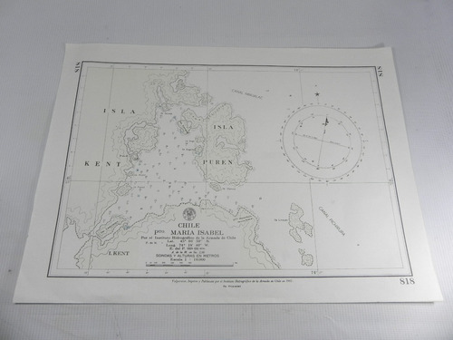 Mapa Pto Maria Isabel Instituto Hidrografico Armada Chile