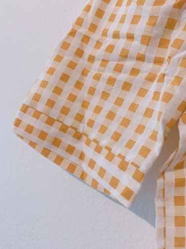 Blusa Cuadrilla Amarillo Reir Enloquecer