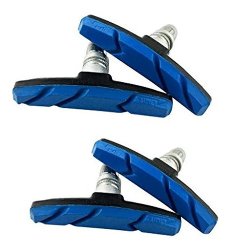 Bluesunshine 2 Pares 4 Piezas Mtb Bici Ciclo Hule Vbrake Pad