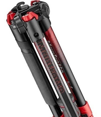 Imagen 5 de 9 de Tripode Manfrotto Befree Rojo + Bolso - Envios !