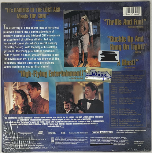 Laserdisc The Rocketeer Walt Disney Muy Raro Como Nuevo (Usado)