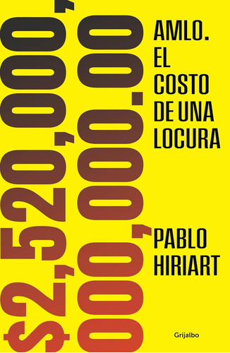 Amlo - El Costo De Una Locura - Pablo Hiriart - Nuevo