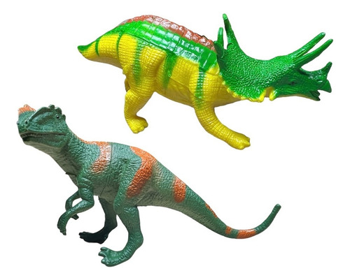 Conjunto de 12 peças de dinossauros de pterodáctilo de pescoço comprido T - Rex