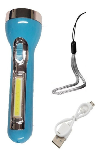 Linterna De Mano Para Camping Recargable Led 