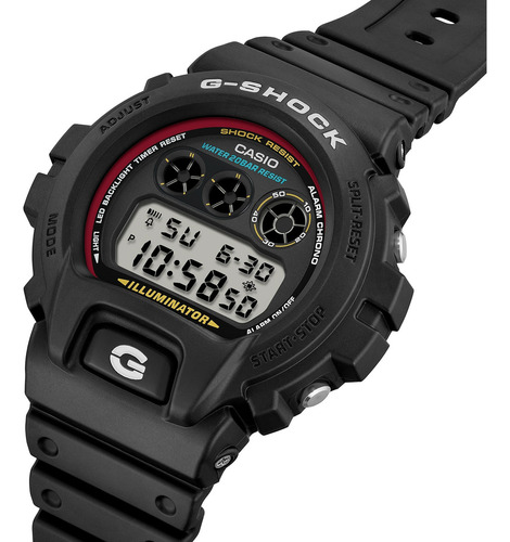 Reloj Casio G-shock Moda Modelo: Dw-6900rl-1cr Correa Negro