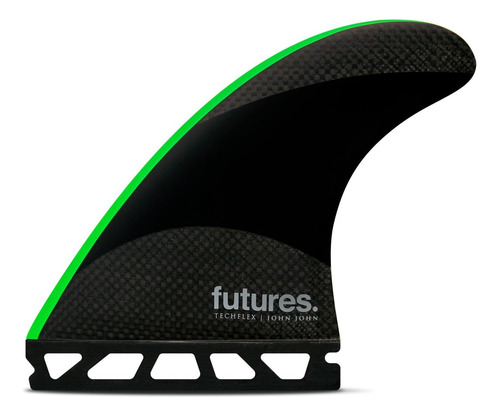 Futures Aletas - Jj-2 Propulsor Techflex Medio - Negro/verde