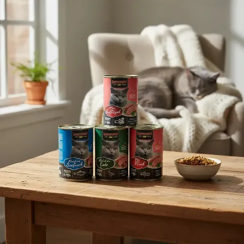 Alimento Húmedo para Gatos Leonardo Pack 6 Latas Multisabor 400g