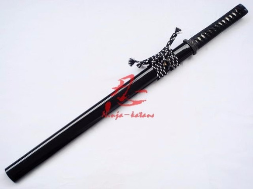 Imagem 8 de 8 de Ninjato Lâmina Negra Aço 1095 Shinobigatana Espada Ninja