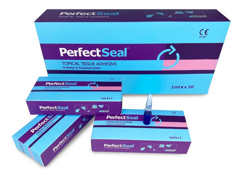 Cola Cirúrgica Para Pele Perfect Seal 1ml Cx 10un