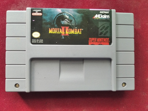 Mortal Kombat Ii ( Juego Súper Nintendo Snes ) 15v   \(^o^)/