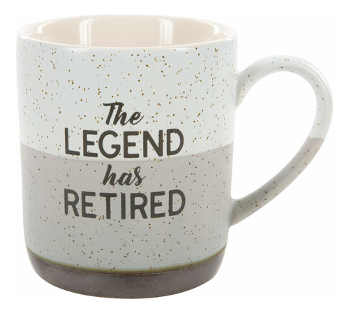 Taza De Café Grande De Gres De 15 Oz The Legend Has Re..