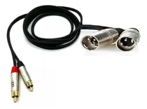 Comprar Cabo Duplo De Áudio Stereo Cu002F 2 Xlr Macho Pu002F 2 Rca Macho 10m