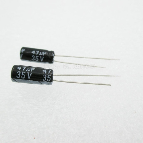 Condensador Capacitor Electrolitico 47uf 35v 5 Unidades