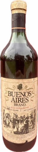 Buenos Aires Brand Red Table Wine Coleccionable 750ml