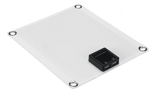 Panel Solar Portátil Crystally-10w Con Doble Usb 5v 2a, Sola