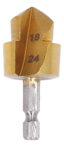 Broca Hss Con Vástago Hexagonal De 1/4 Pulgadas, Avellanado,