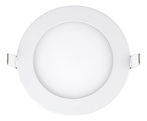 Foco Panel Led Circular Embutido Encajado 6w