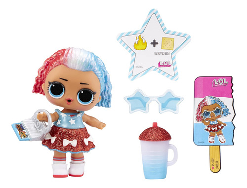 Lol Summer Dayz Jubilee Doll Con 7 Sorpresas, Accesorios, Mu