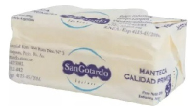 Manteca San Gotardo 5 Kg. 