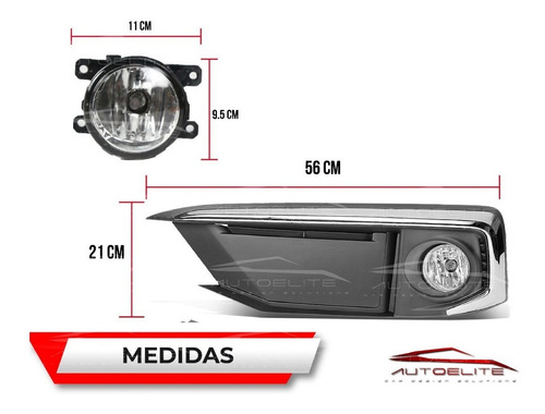 Imagen 9 de 9 de Kit Faros Niebla Honda Civic 2019 2020 2021 Biseles Y Switch