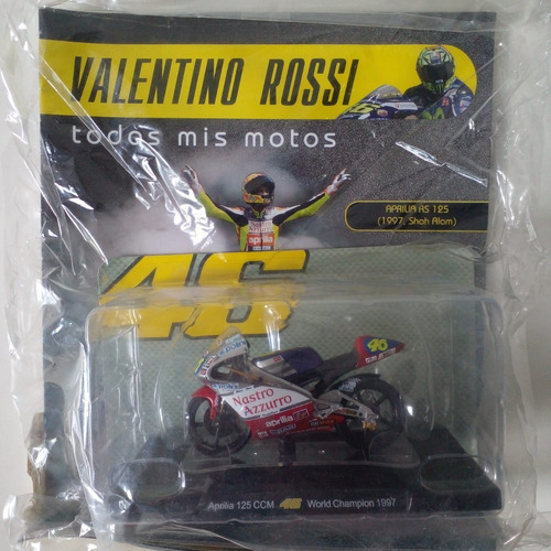 Coleccin Motos Valentino Rossi N 9 Aprilia Rs 125  Ktabllee