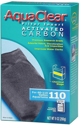 (6 Pack) Aquaclear 110 Activado Parte En Carbono