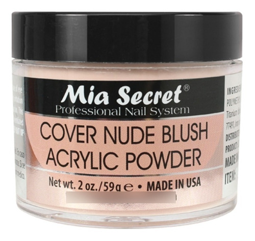 Polimero Cover Nude Uñas Acrilica Mia Secret 59g Estylosas