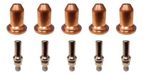 Kit 5 Electrodos Toberas Plasma Compatible Con Pt60 Wolfer