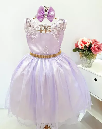 Vestido Princesa Sofia Luxo, Elo7 Produtos Especiais