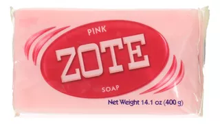 Jabón Zote Pink, Paquete De 3 Unidades, 400 Ml En Total, Par