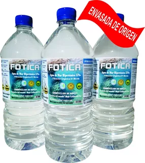 Agua De Mar Hipertónica Orgánica Caja 6 Lt Envío Gratis