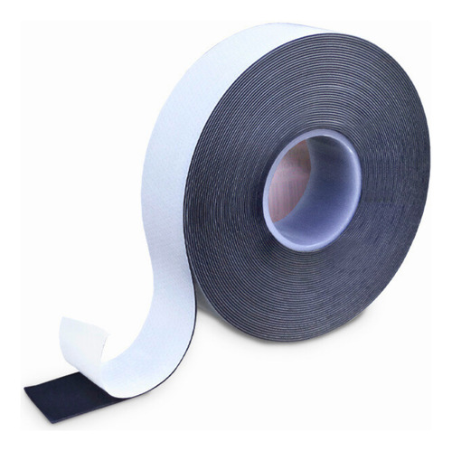 Fita Isolante De Auto Fusão Preta 19mm X 10 Metros Cor Preto