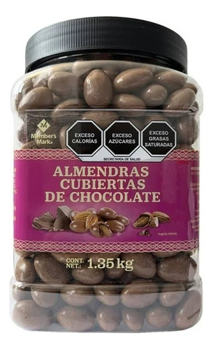 Almendras Members Mark Cubiertas De Chocolate 1.35 Kg