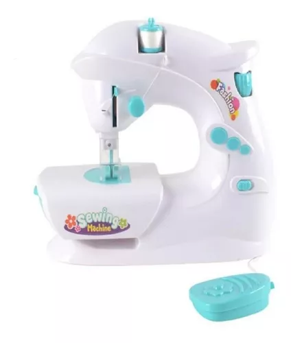 Drfeify Juguete de máquina de coser para niños, máquina de coser eléctrica  portátil de tamaño mediano, juguetes para niños principiantes : Juguetes y  Juegos 
