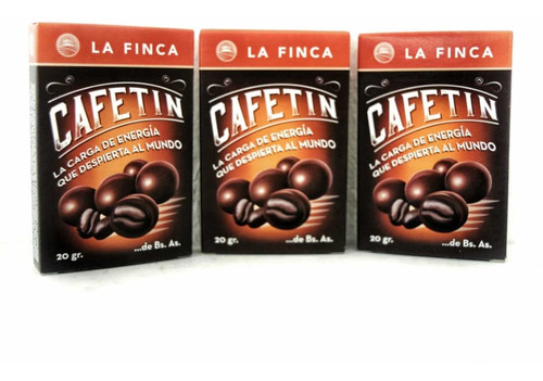 Granos De Café Bañados En Fino Chocolate - Energetico 3 Unid