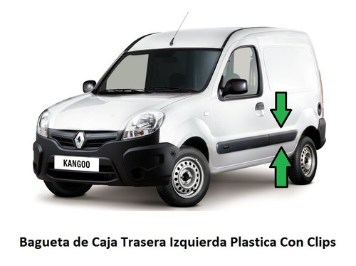 Renault Kangoo 2012 Bagueta Caja Trasera Izquierda Moldura