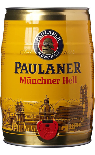 Imagem 1 de 2 de Barril Cerveja Paulaner Munchner Hell 5litros