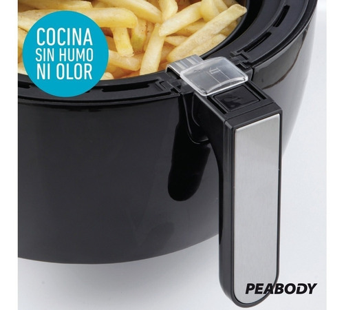 Imagen 4 de 10 de Freidora Sin Aceite Eléctrica 3.2 Litros Peabody Pe-af605