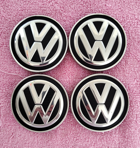 Centros De Rin Volkswagen 66mm Originales 