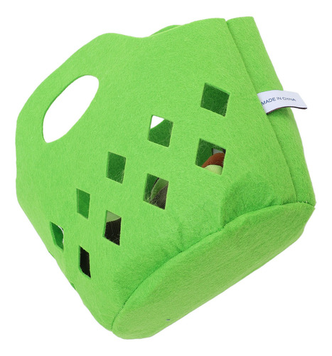 Cesta De Verduras Plush Play Food Toys Para Niños Pequeños,